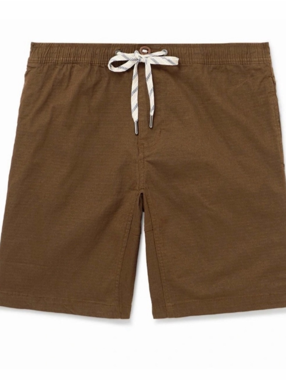 Onia All Terrain Straight-Leg Stretch Cotton-Ripstop Drawstring Shorts Brown